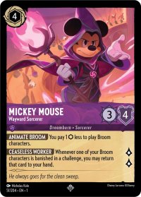 Mickey Mouse - Wayward Sorcerer[DL_1st_51/204_SR]