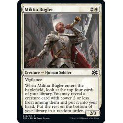 画像1: 【ENG】民兵のラッパ手/Militia Bugler[MTG_2X2_019C]