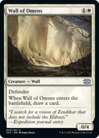 【ENG】前兆の壁/Wall of Omens[MTG_2X2_033U]