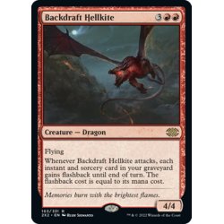 画像1: 【ENG】逆噴射のヘルカイト/Backdraft Hellkite[MTG_2X2_103R]