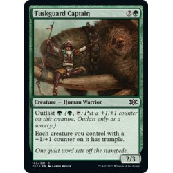 画像1: 【ENG】牙守りの隊長/Tuskguard Captain[MTG_2X2_163C]