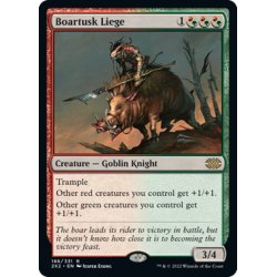 画像1: 【ENG】猪牙のしもべ/Boartusk Liege[MTG_2X2_186R]