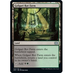 画像1: 【ENG】★Foil★ゴルガリの腐敗農場/Golgari Rot Farm[MTG_2X2_324U]