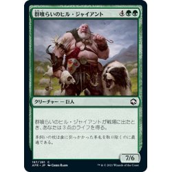 画像1: 【JPN】群喰らいのヒル・ジャイアント/Hill Giant Herdgorger[MTG_AFR_187C]