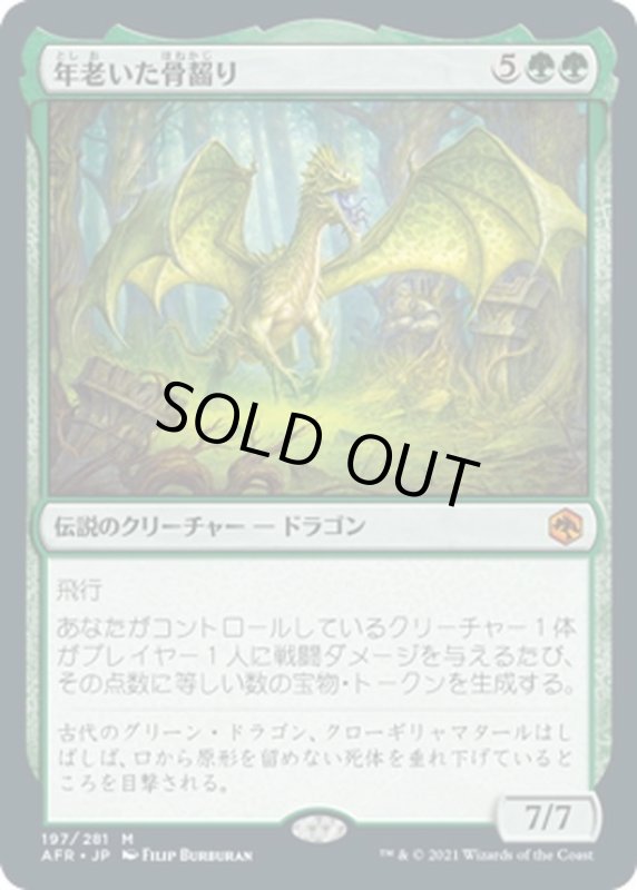 画像1: 【JPN】年老いた骨齧り/Old Gnawbone[MTG_AFR_197M] (1)