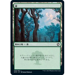 画像1: 【JPN】森/Forest[MTG_AFR_279L]