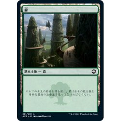 画像1: 【JPN】森/Forest[MTG_AFR_281L]