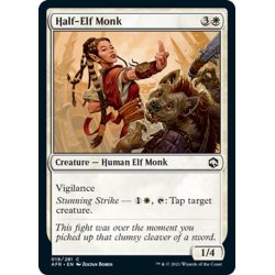 画像1: 【ENG】ハーフエルフのモンク/Half-Elf Monk[MTG_AFR_019C]