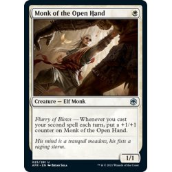 画像1: 【ENG】素拳のモンク/Monk of the Open Hand[MTG_AFR_025U]