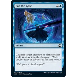 画像1: 【ENG】ゲートを塞げ/Bar the Gate[MTG_AFR_047C]