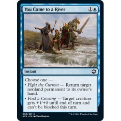 画像1: 【ENG】君は川にたどり着いた/You Come to a River[MTG_AFR_083C]