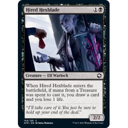 画像1: 【ENG】雇われた魔剣士/Hired Hexblade[MTG_AFR_109C]