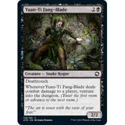 画像1: 【ENG】ユアンティの毒牙刃/Yuan-Ti Fang-Blade[MTG_AFR_128C]