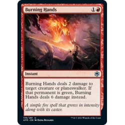 画像1: 【ENG】バーニング・ハンズ/Burning Hands[MTG_AFR_135U]