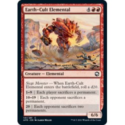 画像1: 【ENG】大地教団の精霊/Earth-Cult Elemental[MTG_AFR_141C]