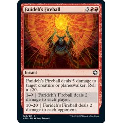 画像1: 【ENG】ファリダの火の玉/Farideh's Fireball[MTG_AFR_142C]