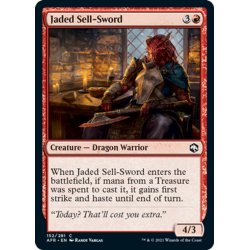 画像1: 【ENG】疲れ切った売剣/Jaded Sell-Sword[MTG_AFR_152C]