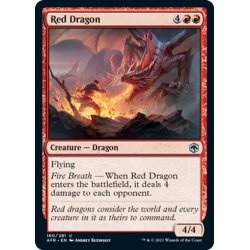 画像1: 【ENG】レッド・ドラゴン/Red Dragon[MTG_AFR_160U]