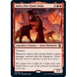 画像1: 【ENG】ファイヤー・ジャイアントの公爵、ザルトー/Zalto, Fire Giant Duke[MTG_AFR_171R]