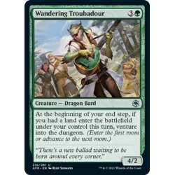 画像1: 【ENG】放浪する吟遊詩人/Wandering Troubadour[MTG_AFR_210U]