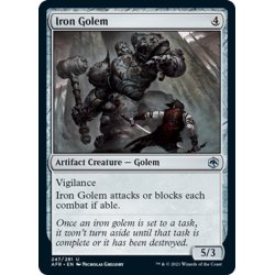 画像1: 【ENG】アイアン・ゴーレム/Iron Golem[MTG_AFR_247U]