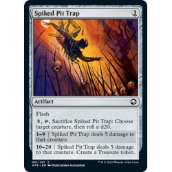 画像1: 【ENG】とげの落とし穴/Spiked Pit Trap[MTG_AFR_251C]