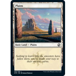 画像1: 【ENG】平地/Plains[MTG_AFR_263L]