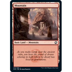 画像1: 【ENG】山/Mountain[MTG_AFR_277L]