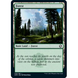 画像1: 【ENG】森/Forest[MTG_AFR_278L]