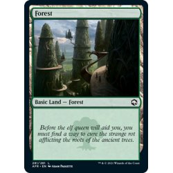 画像1: 【ENG】森/Forest[MTG_AFR_281L]