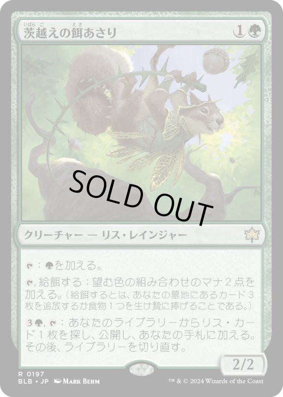 画像1: 【JPN】茨越えの餌あさり/Thornvault Forager [MTG_BLB_0197_R] (1)