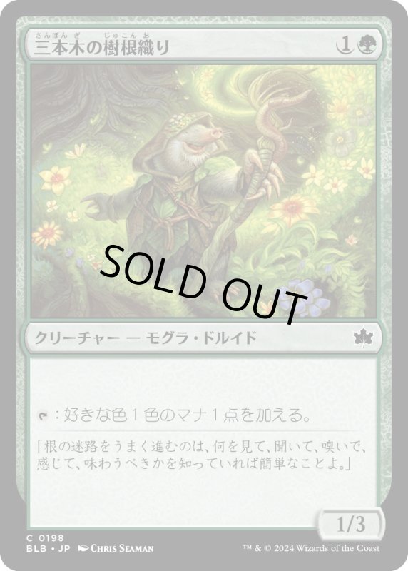 画像1: 【JPN】三本木の樹根織り/Three Tree Rootweaver [MTG_BLB_0198_C] (1)