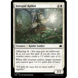 画像1: 【ENG】剛胆な兎/Intrepid Rabbit [MTG_BLB_0017_C]