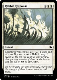 【ENG】迅足対応/Rabbit Response [MTG_BLB_0026_C]