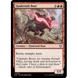 画像1: 【ENG】地震牙の猪/Quaketusk Boar [MTG_BLB_0146_U]