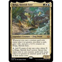 画像1: 【ENG】神経質な予見者、ヘルガ/Helga, Skittish Seer [MTG_BLB_0217_M]