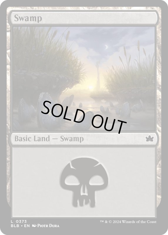 画像1: 【ENG】沼/Swamp[MTG_BLB_0373_L] (1)