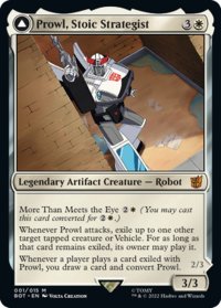 【ENG】冷静な戦略家、プロール/Prowl, Stoic Strategist//追跡車、プロール/Prowl, Pursuit Vehicle[MTG_BOT_001M]