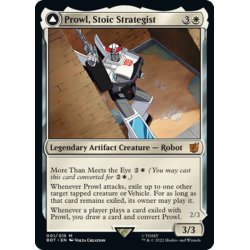 画像1: 【ENG】冷静な戦略家、プロール/Prowl, Stoic Strategist//追跡車、プロール/Prowl, Pursuit Vehicle[MTG_BOT_001M]