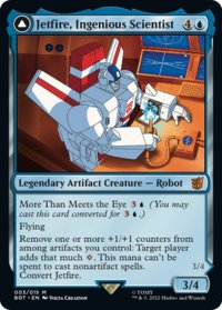 【ENG】独創的な科学者、ジェットファイヤー/Jetfire,Ingenious Scientist//空中警護員、ジェットファイヤー/Jetfire, Air Guardian[MTG_BOT_003M]