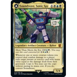 画像1: 【ENG】音波のスパイ、サウンドウェーブ/Soundwave, Sonic Spy//上級隊長、サウンドウェーブ/Soundwave, Superior Captain[MTG_BOT_014R]