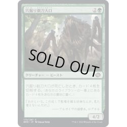 画像1: 【JPN】穴掘り剃刀大口/Burrowing Razormaw[MTG_BRO_173C]