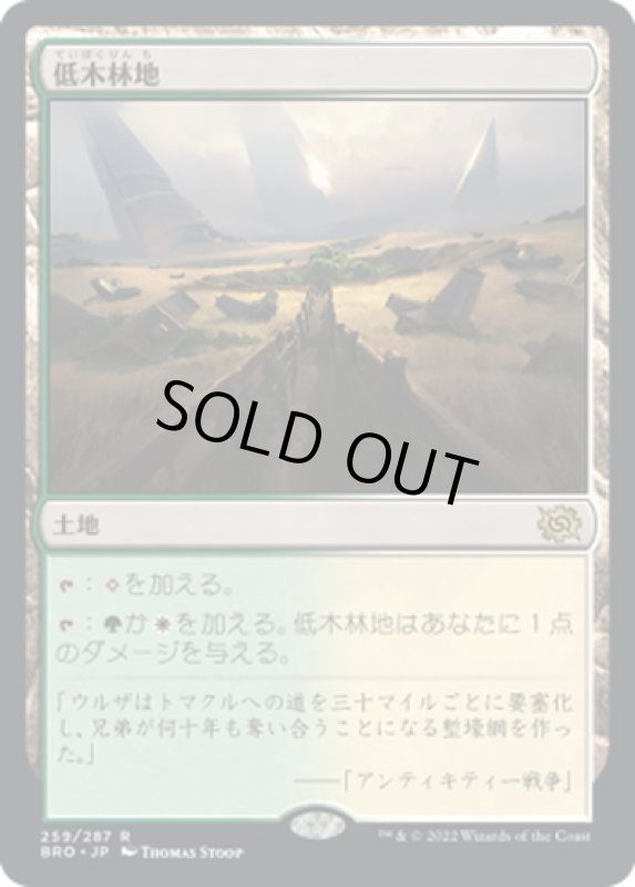 画像1: 【JPN】低木林地/Brushland[MTG_BRO_259R] (1)