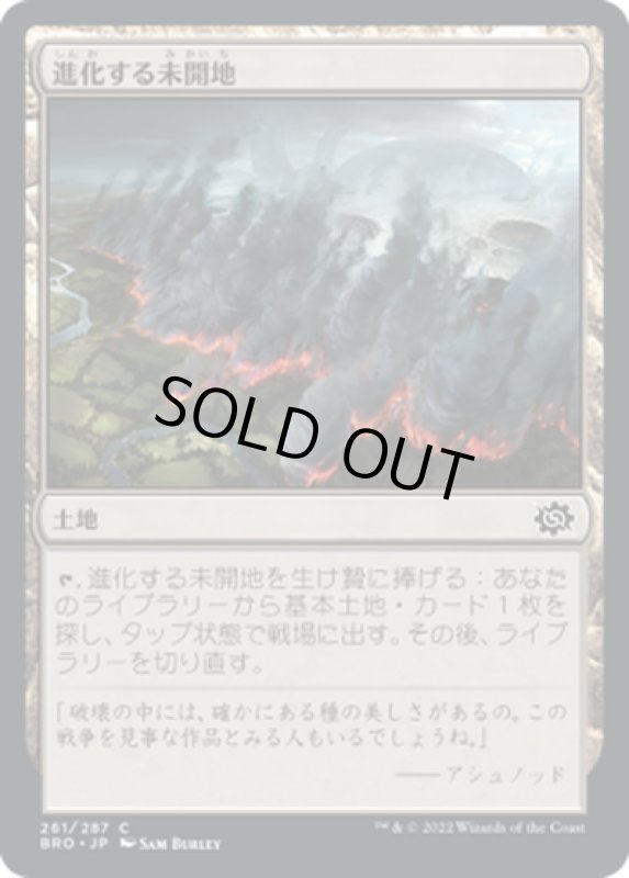 画像1: 【JPN】進化する未開地/Evolving Wilds[MTG_BRO_261C] (1)