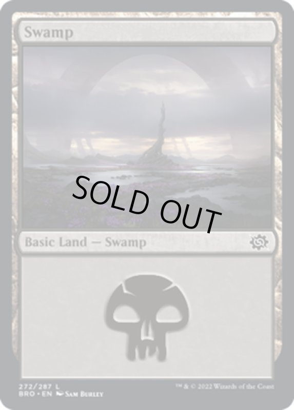 画像1: 【JPN】沼/Swamp[MTG_BRO_272L] (1)