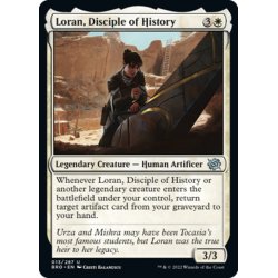 画像1: 【ENG】歴史学の信奉者、ロラン/Loran, Disciple of History[MTG_BRO_013U]