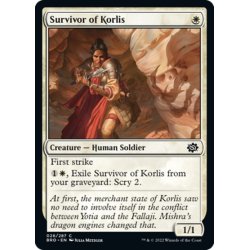 画像1: 【ENG】コーリスの生存者/Survivor of Korlis[MTG_BRO_028C]