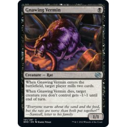 画像1: 【ENG】かじりつく害獣/Gnawing Vermin[MTG_BRO_101U]