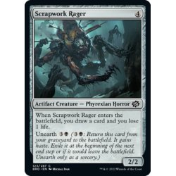 画像1: 【ENG】屑鉄造りの憤怒獣/Scrapwork Rager[MTG_BRO_123C]