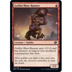 画像1: 【ENG】ゴブリンの爆風走り/Goblin Blast-Runner[MTG_BRO_137C]